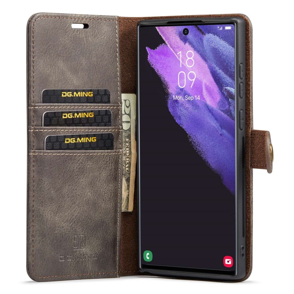 Cover portafoglio Magnet Wallet Samsung Galaxy S23 Ultra Brown