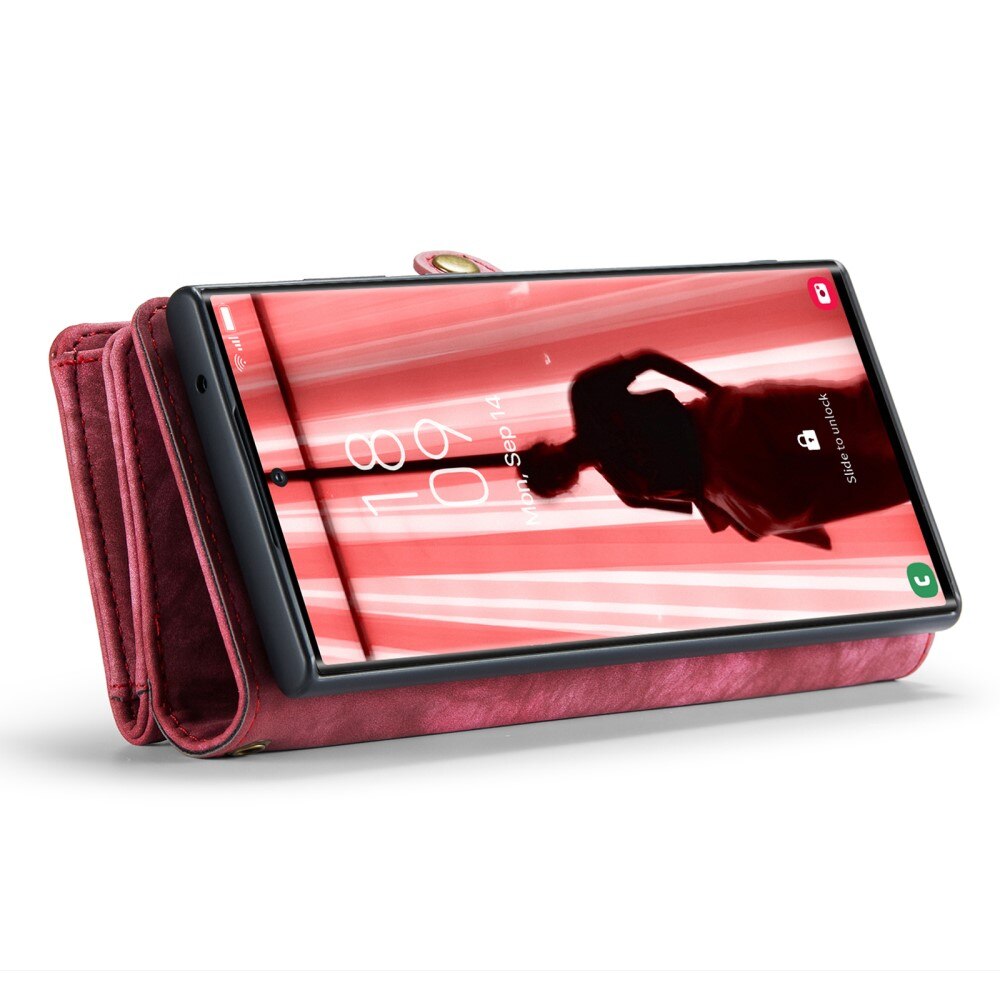 Cover portafoglio Multi-Slot Samsung Galaxy S23 Ultra rosso