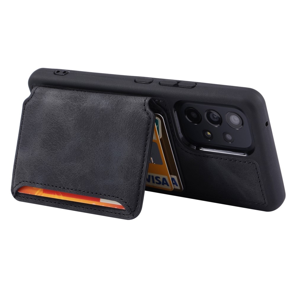 Cover con portacarte Multi-slot anti-RFID Samsung Galaxy A53 nero