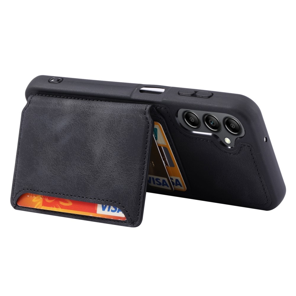 Cover con portacarte Multi-slot anti-RFID Samsung Galaxy A54 nero