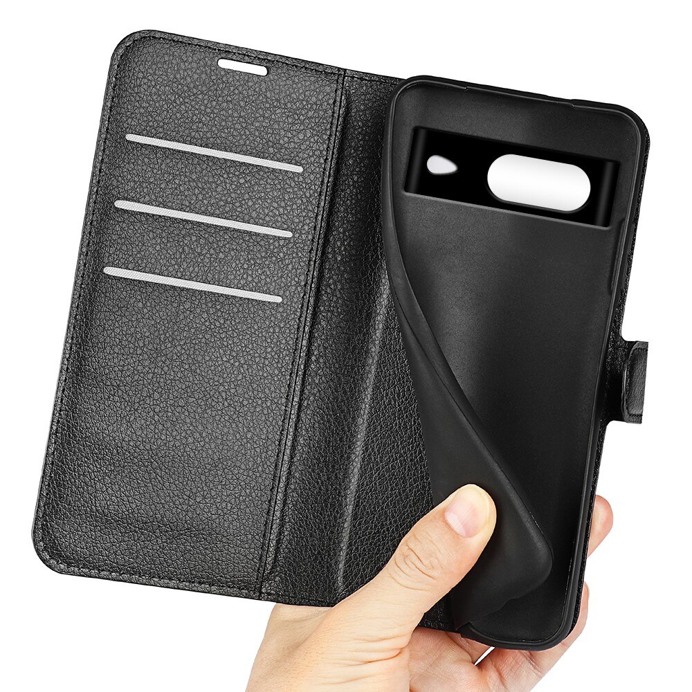 Cover portafoglio Google Pixel 8 nero