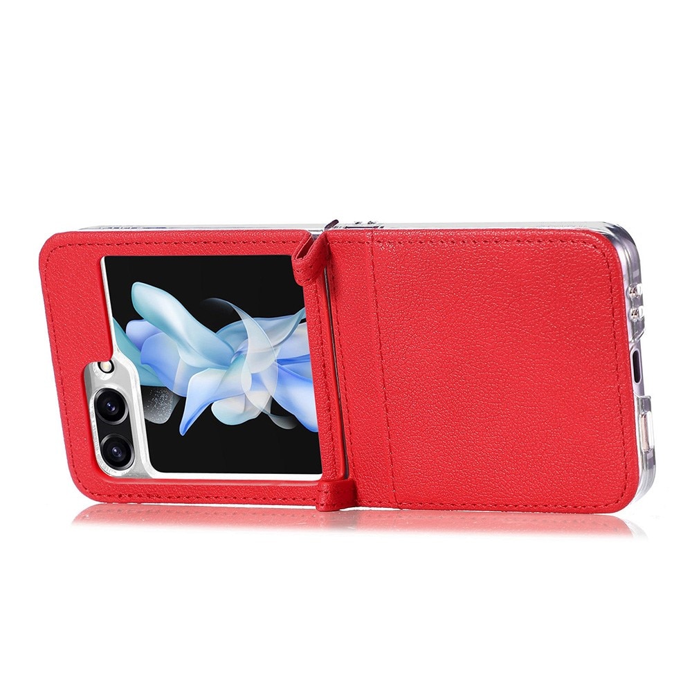 Cover portafoglio Slim Card Wallet Samsung Galaxy Z Flip 5 rosso