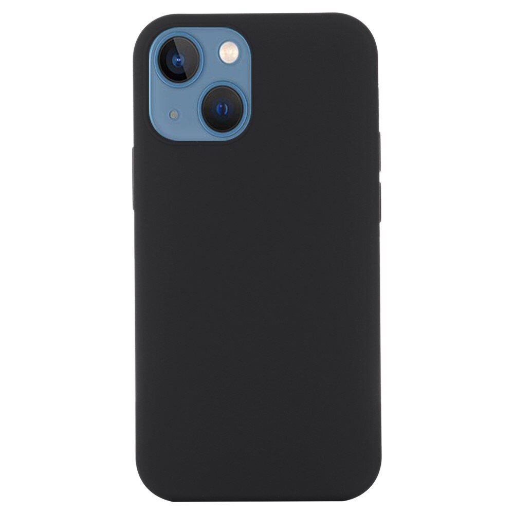 Cover in silicone MagSafe iPhone 15, nero