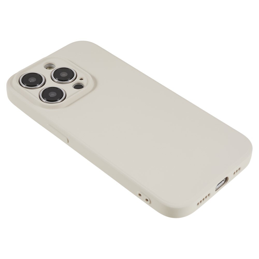 Cover TPU resistente agli urti iPhone 15 Pro Max Beige