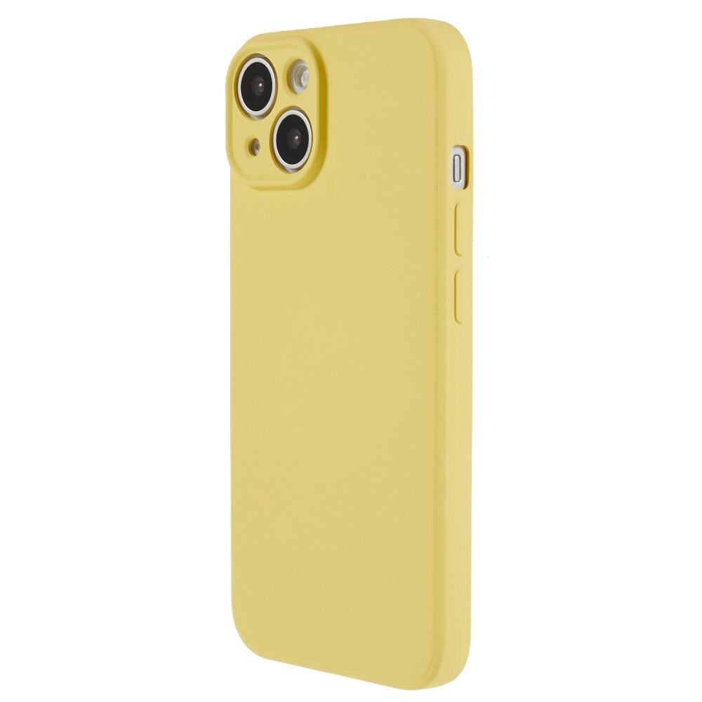 Cover TPU resistente agli urti iPhone 15 Giallo