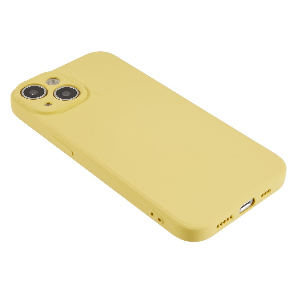 Cover TPU resistente agli urti iPhone 15 Giallo