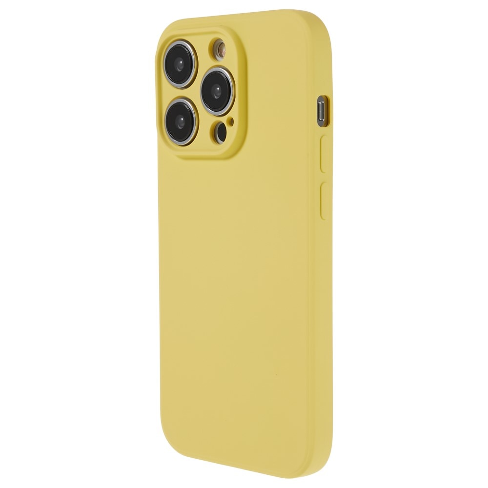 Cover TPU resistente agli urti iPhone 15 Pro Giallo