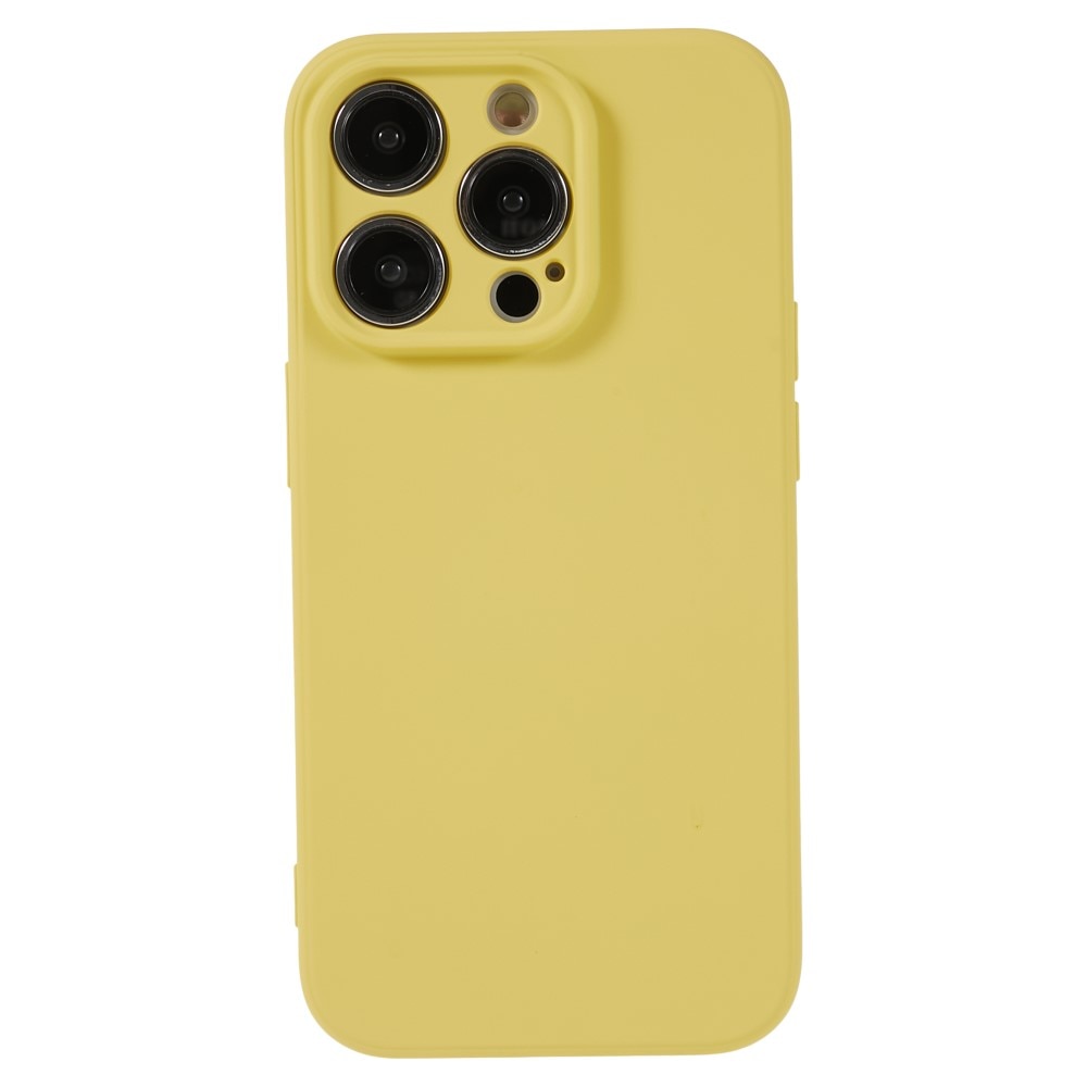 Cover TPU resistente agli urti iPhone 15 Pro Giallo