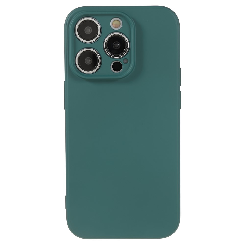 Cover TPU resistente agli urti iPhone 15 Pro Verde