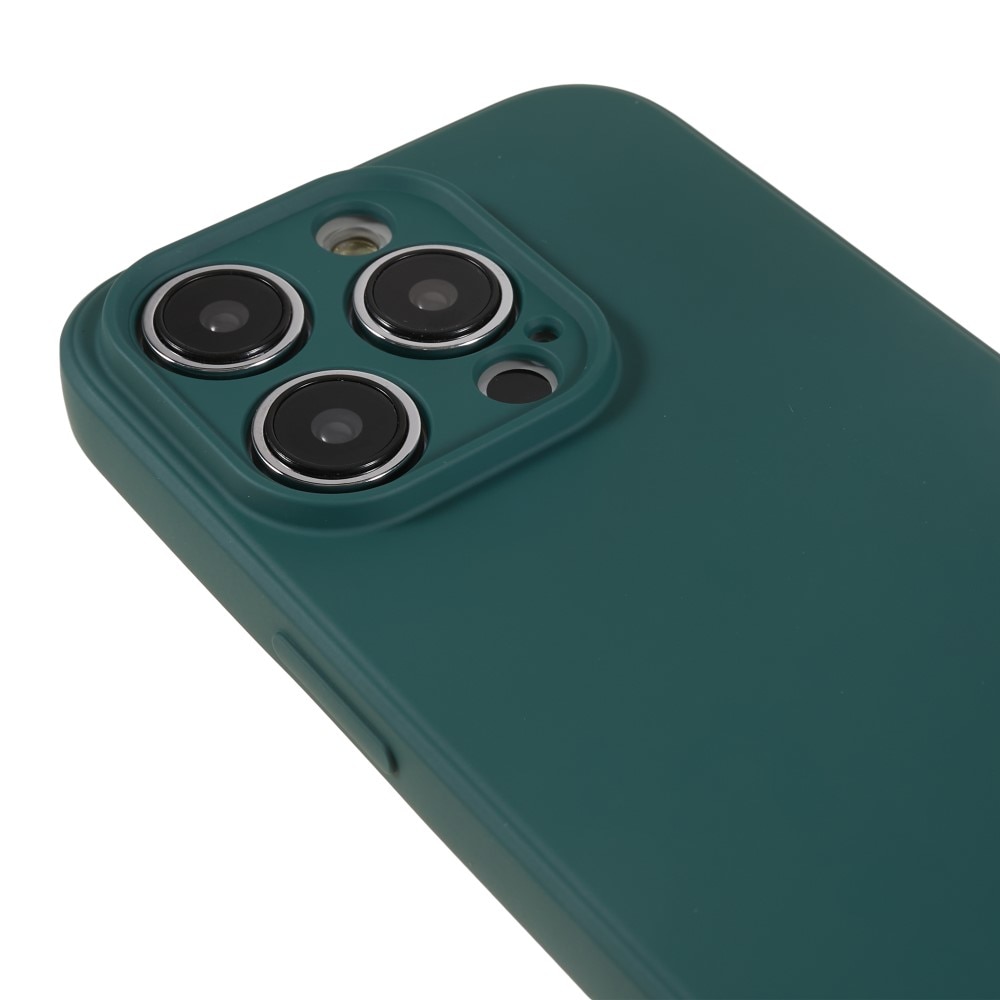 Cover TPU resistente agli urti iPhone 15 Pro Verde