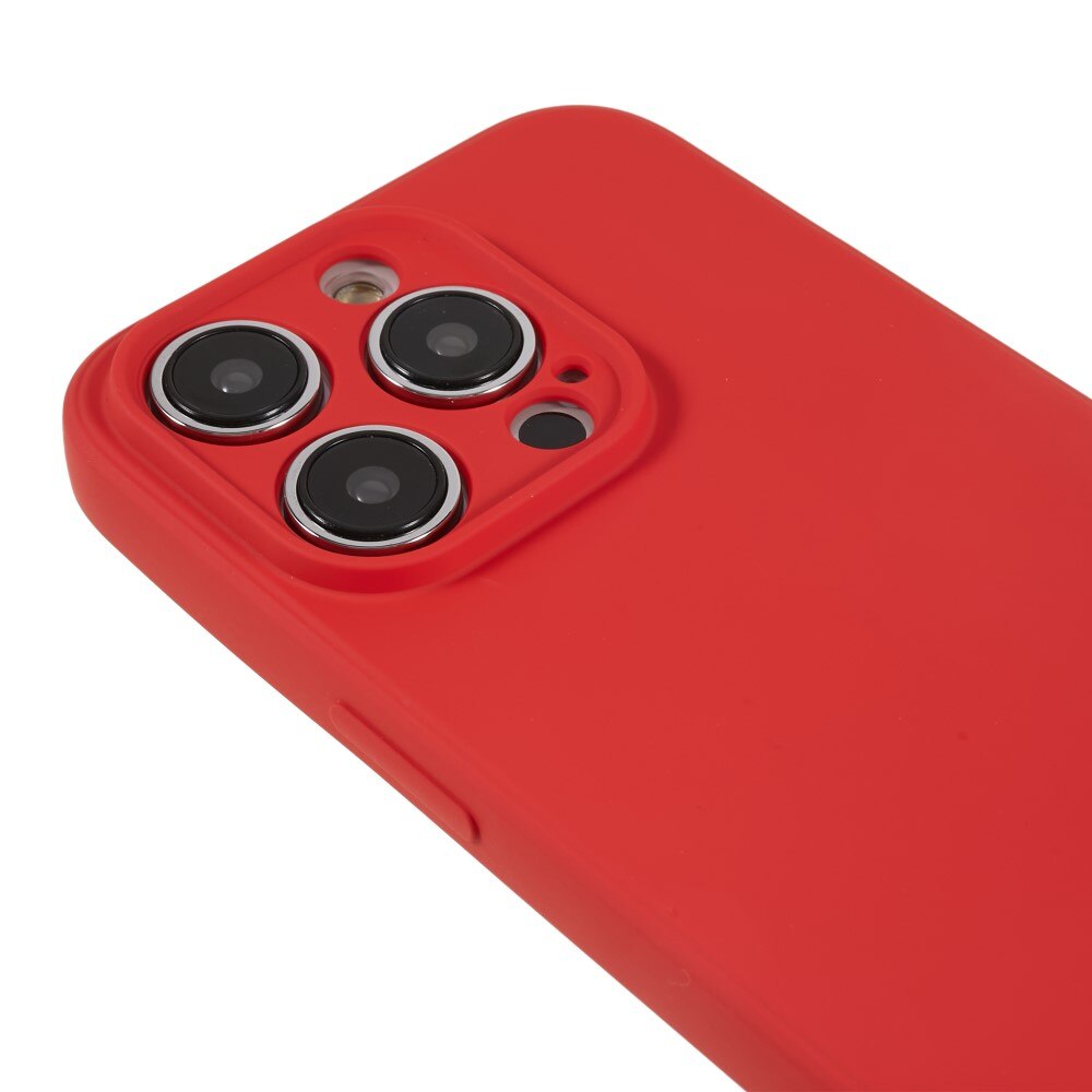 Cover TPU resistente agli urti iPhone 15 Pro Rosso