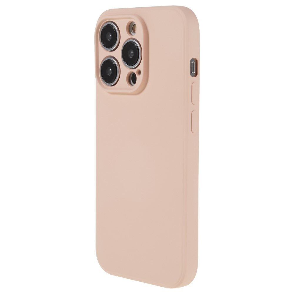 Cover TPU resistente agli urti iPhone 15 Pro Rosa