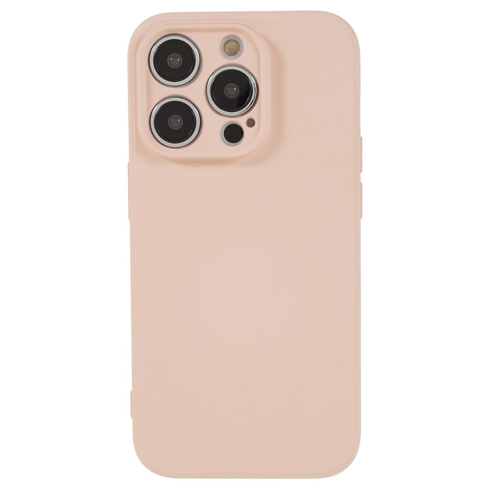 Cover TPU resistente agli urti iPhone 15 Pro Rosa