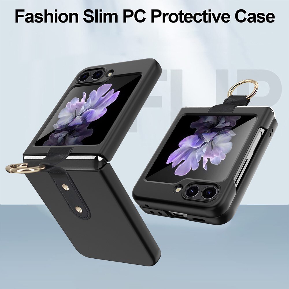 Cover con porta anelli Samsung Galaxy Z Flip 5 viola