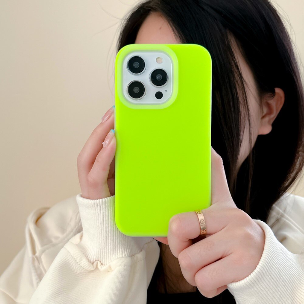 Cover in silicone Jelly iPhone 15 Pro Max verde