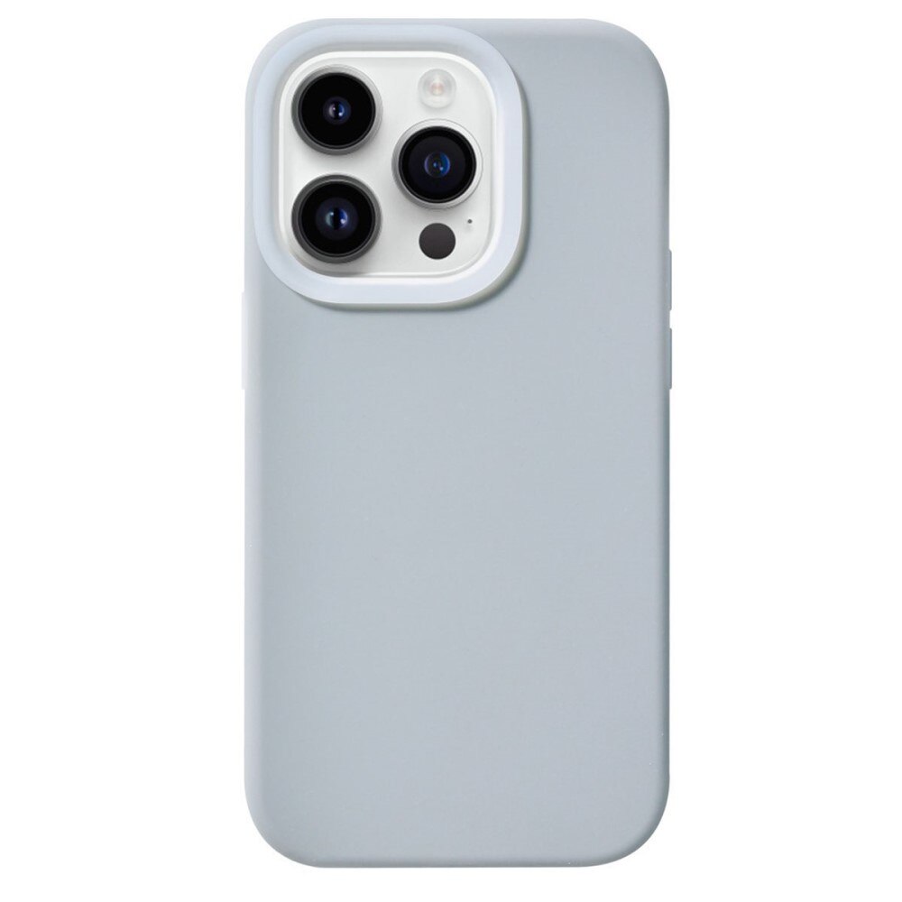 Cover in silicone Jelly iPhone 15 Pro Max grigio