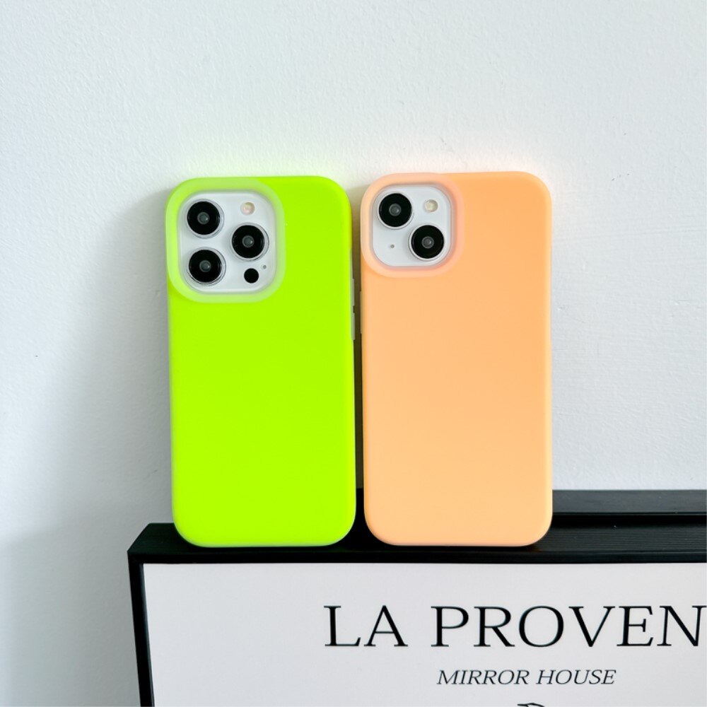 Cover in silicone Jelly iPhone 15 Pro Max arancia