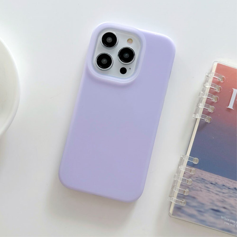 Cover in silicone Jelly iPhone 15 Pro viola