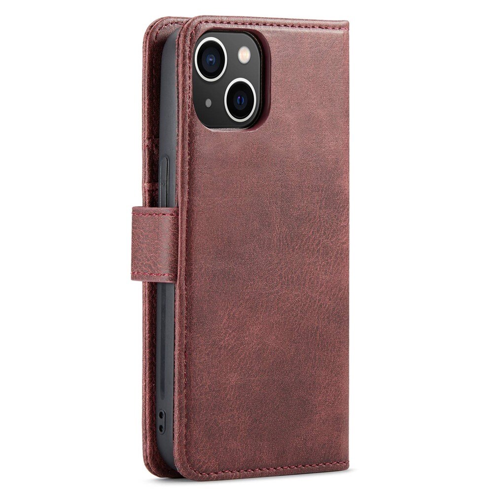 Cover portafoglio Magnet Wallet iPhone 15 Red