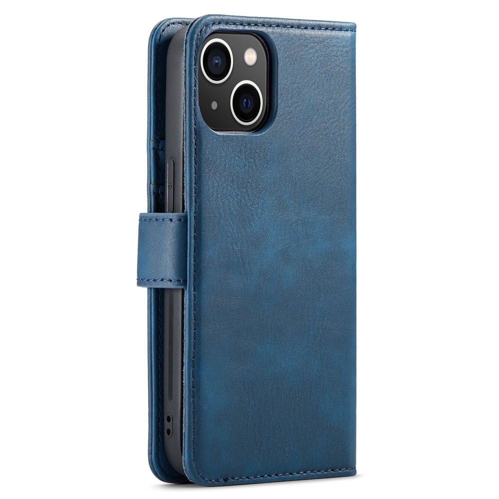 Cover portafoglio Magnet Wallet iPhone 15 Blue