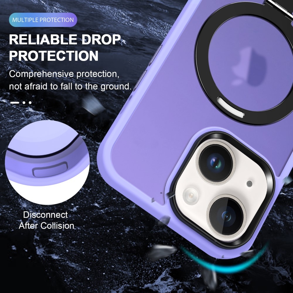 Cover ibride con MagSafe Ring iPhone 15 Viola