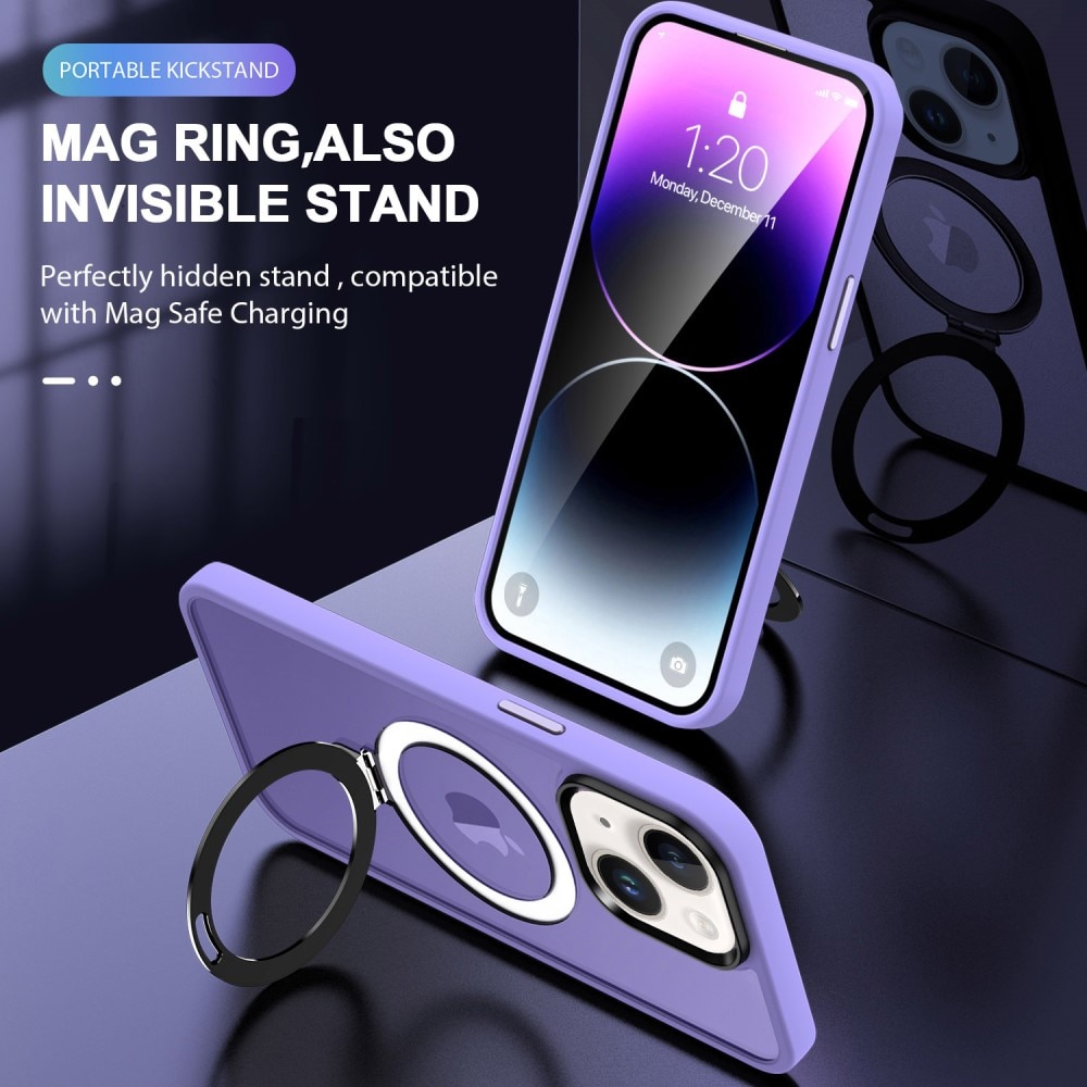 Cover ibride con MagSafe Ring iPhone 15 Viola