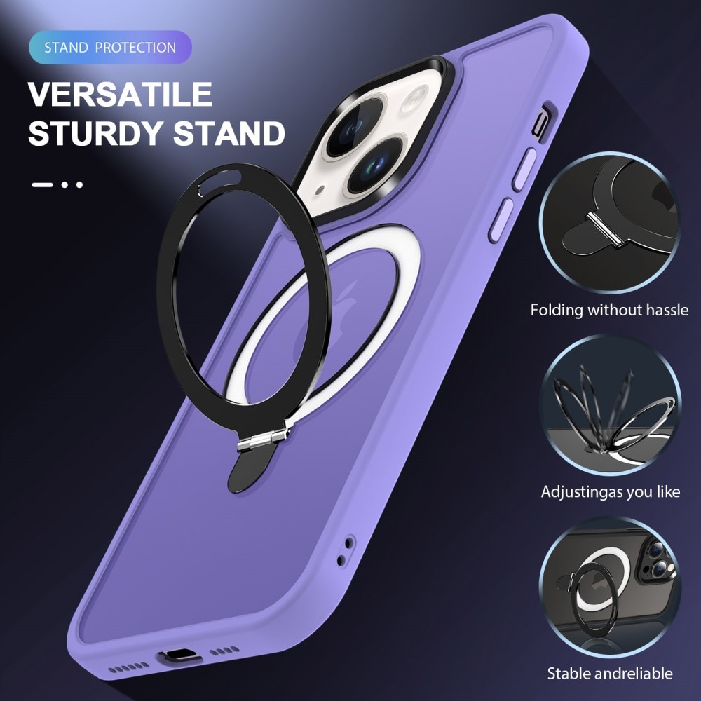 Cover ibride con MagSafe Ring iPhone 15 Viola