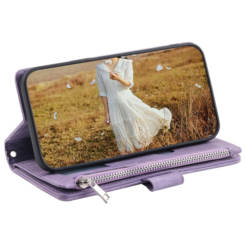 Borsa a portafoglio trapuntata Samsung Galaxy S24 Viola