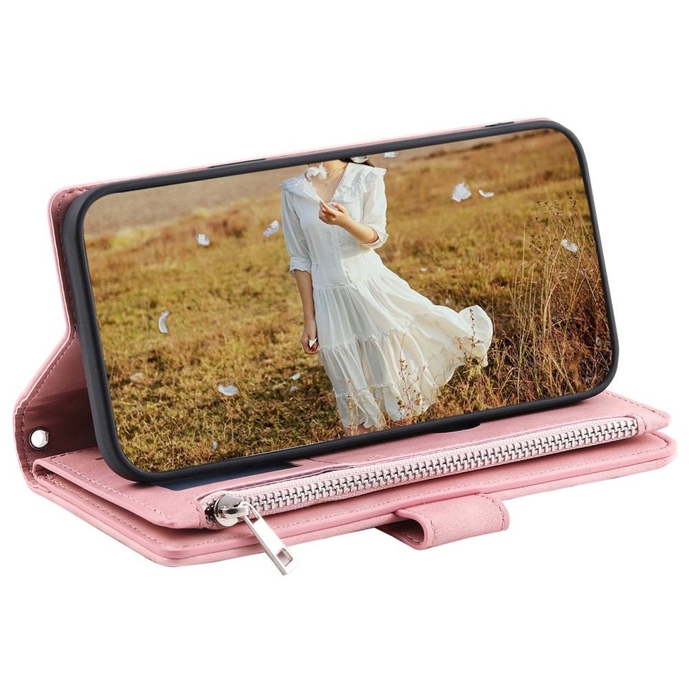 Borsa a portafoglio trapuntata Samsung Galaxy S24 Rosa