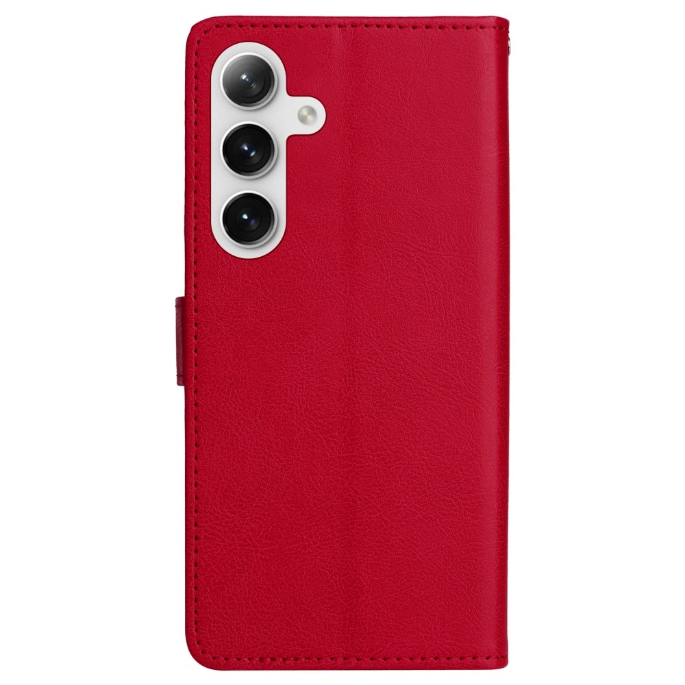 Custodie a portafoglio Samsung Galaxy S24 rosso