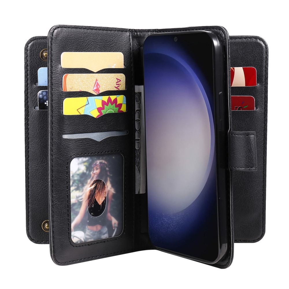 Cover portafoglio Multi-slot Samsung Galaxy S24, nero