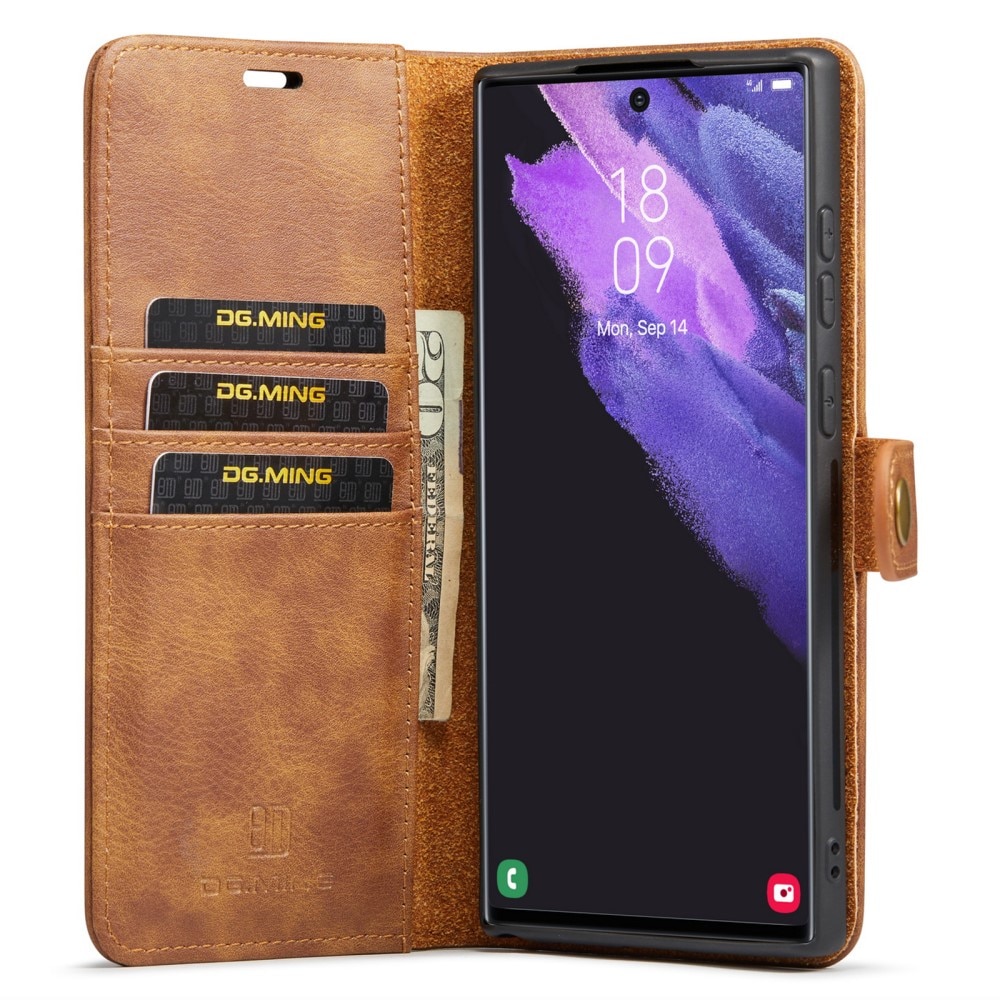 Cover portafoglio Magnet Wallet Samsung Galaxy S24 Ultra Cognac