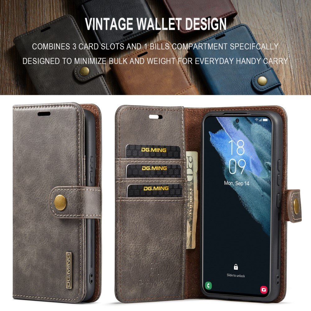 Cover portafoglio Magnet Wallet Samsung Galaxy S24 Brown