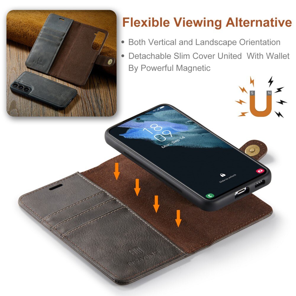 Cover portafoglio Magnet Wallet Samsung Galaxy S24 Brown