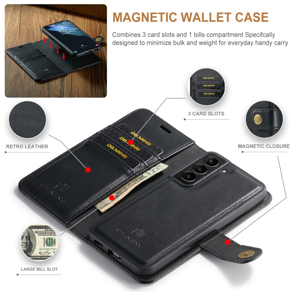 Cover portafoglio Magnet Wallet Samsung Galaxy S24 Plus Black