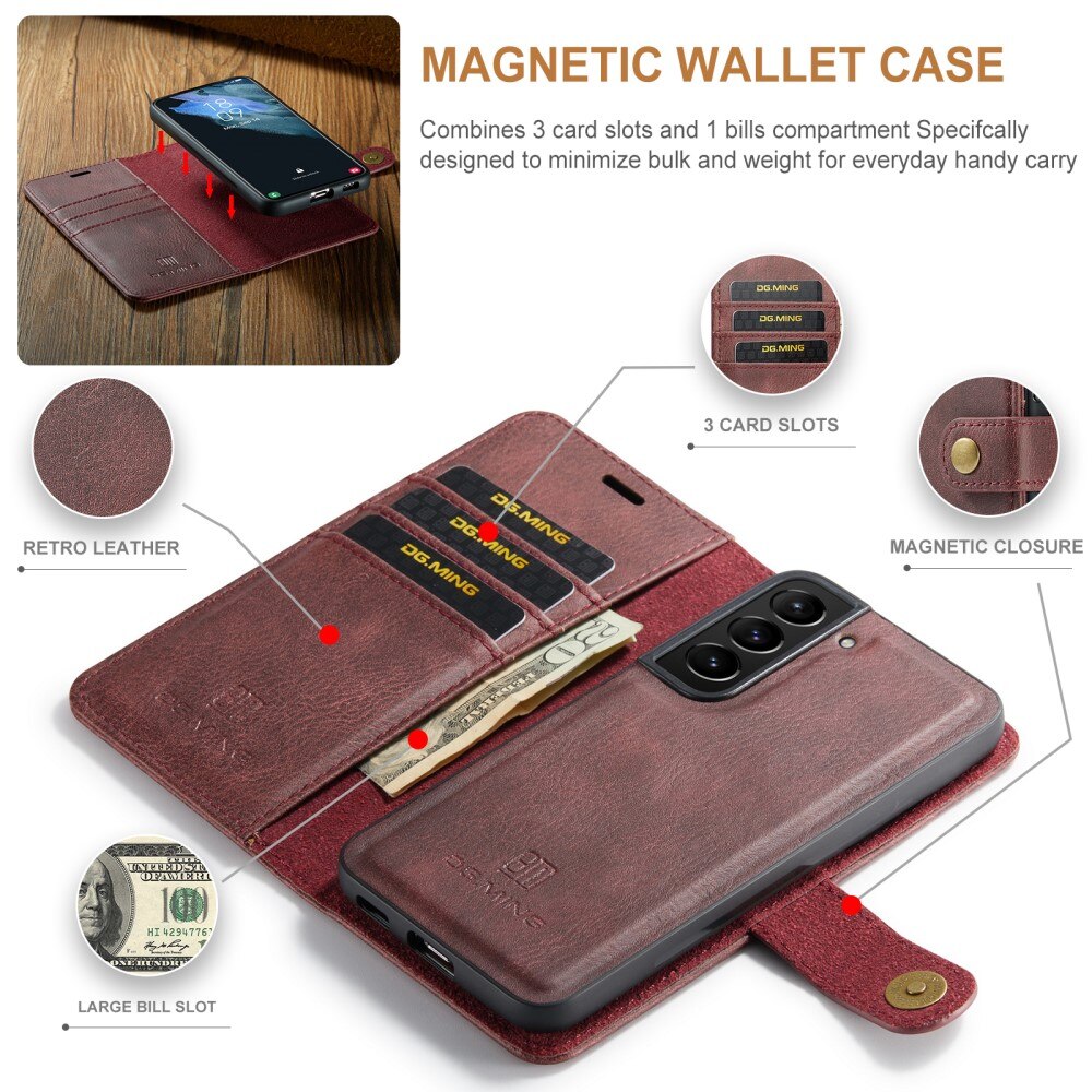 Cover portafoglio Magnet Wallet Samsung Galaxy S24 Plus Red