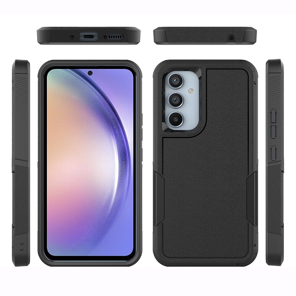 Cover ibride Off-road Samsung Galaxy A54, nero