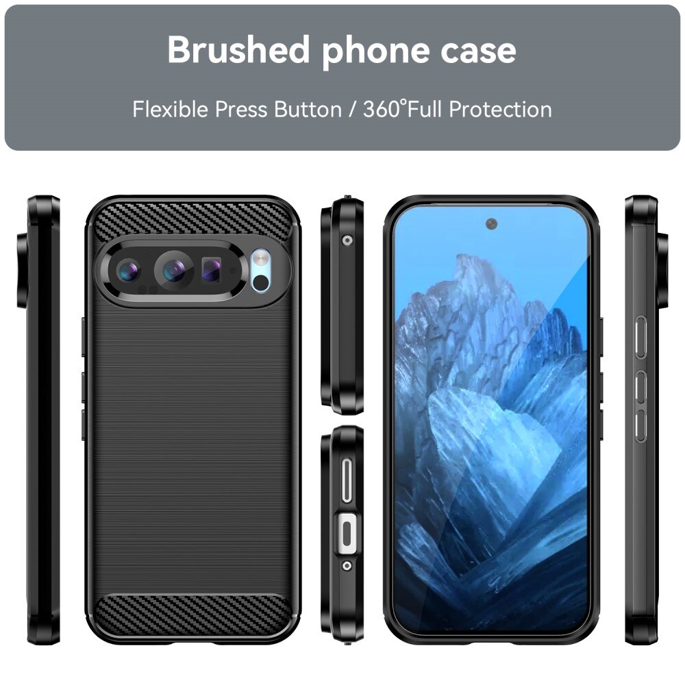 Cover TPU Brushed Google Pixel 9 Pro Black