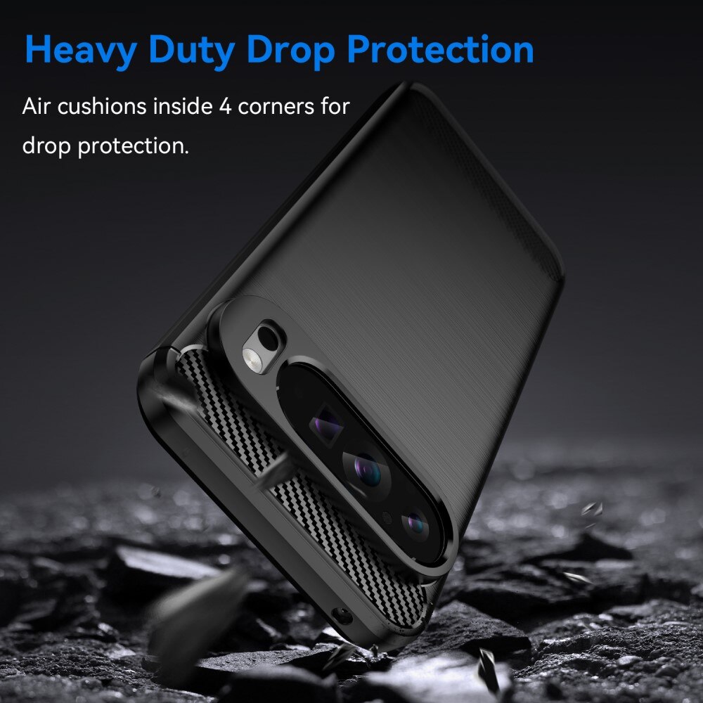 Cover TPU Brushed Google Pixel 9 Pro XL Black