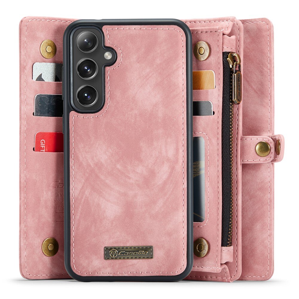 Cover portafoglio Multi-Slot Samsung Galaxy S24 Plus rosa