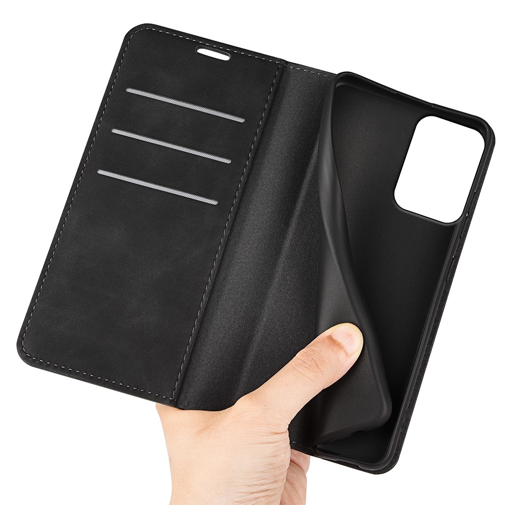 Cover portafoglio sottili Motorola Moto G34 Nero