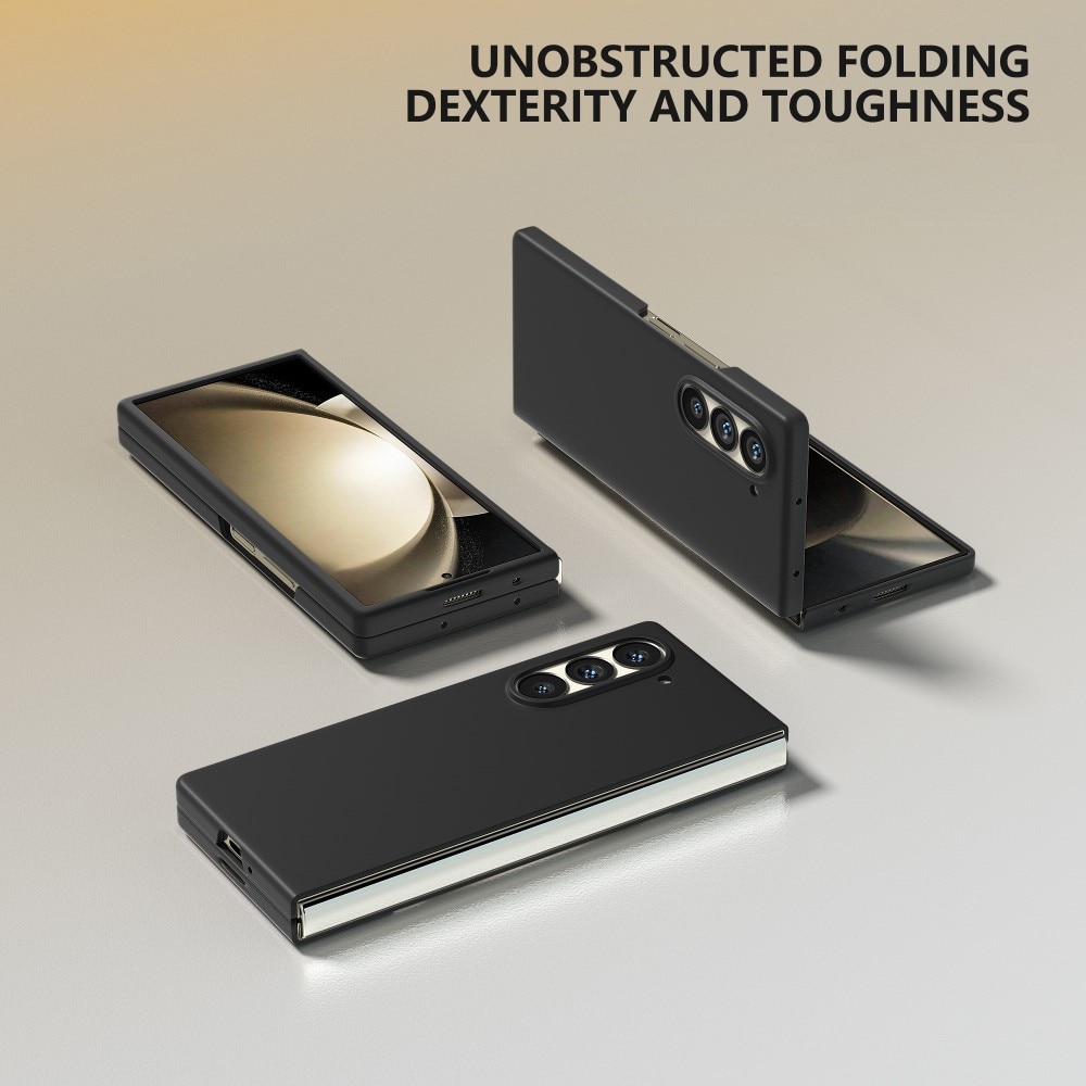 Cover dura gommata Samsung Galaxy Z Fold 6 nero