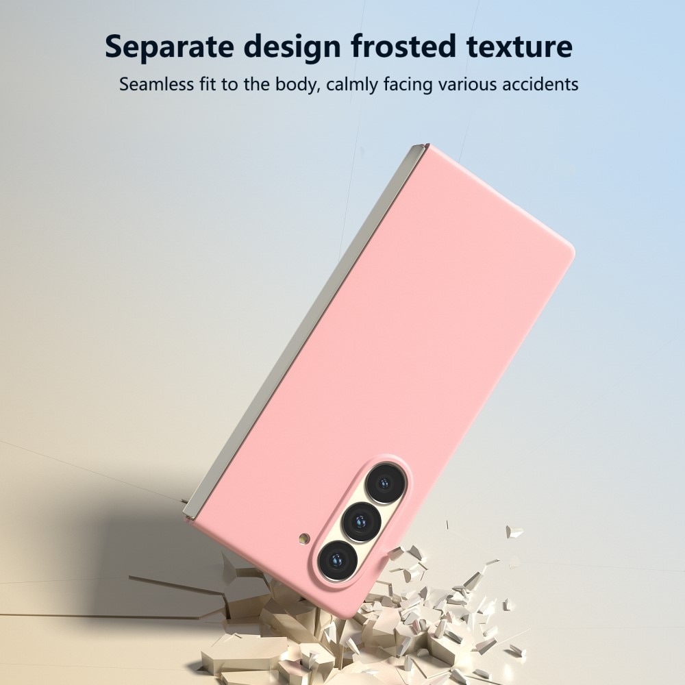 Cover dura gommata Samsung Galaxy Z Fold 6 rosa