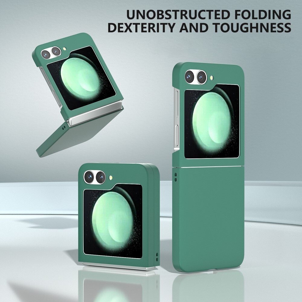 Cover dura gommata Samsung Galaxy Z Flip 6 verde