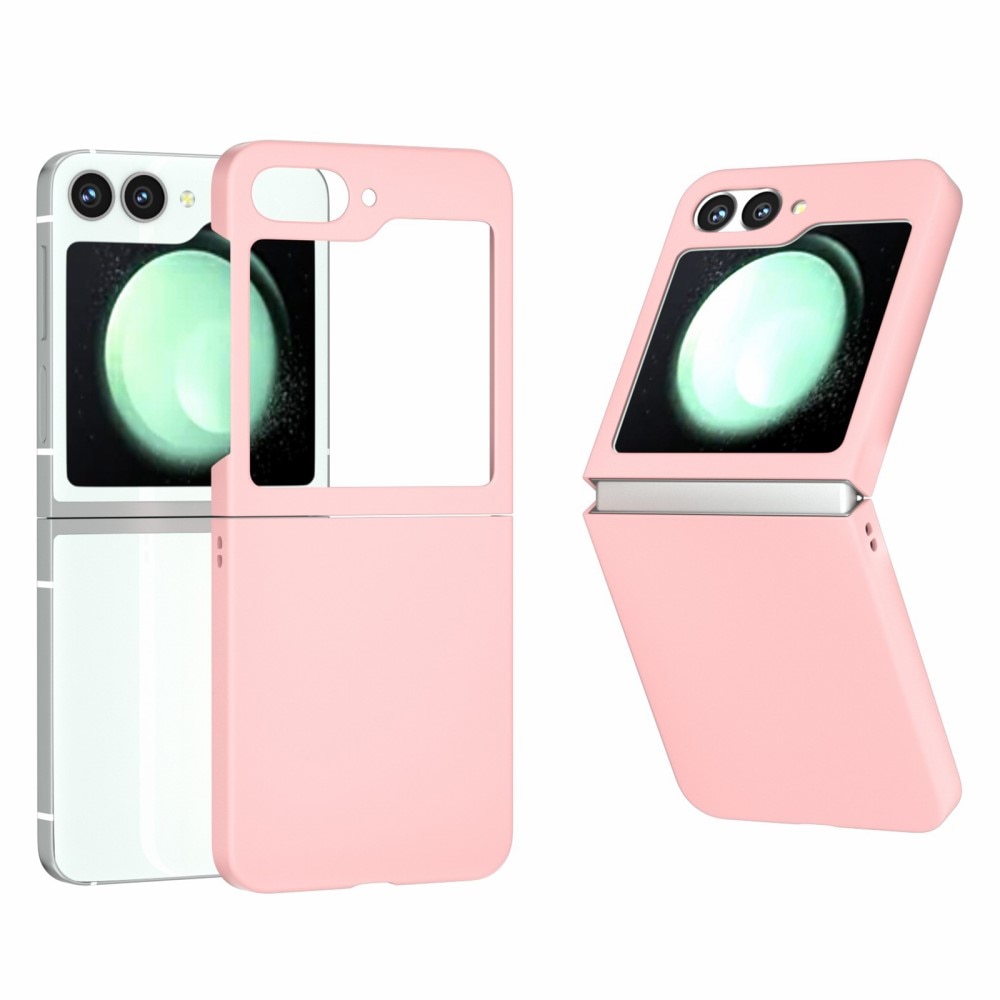 Cover dura gommata Samsung Galaxy Z Flip 6 rosa