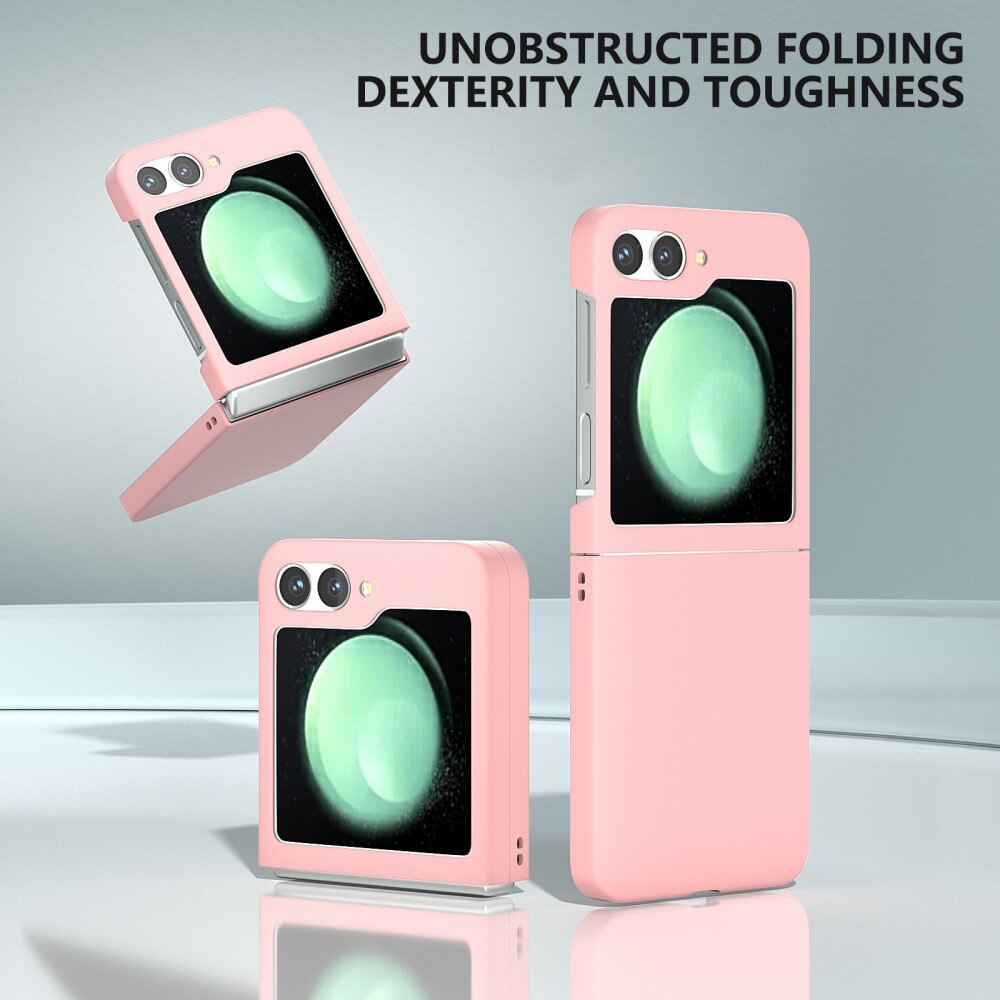 Cover dura gommata Samsung Galaxy Z Flip 6 rosa