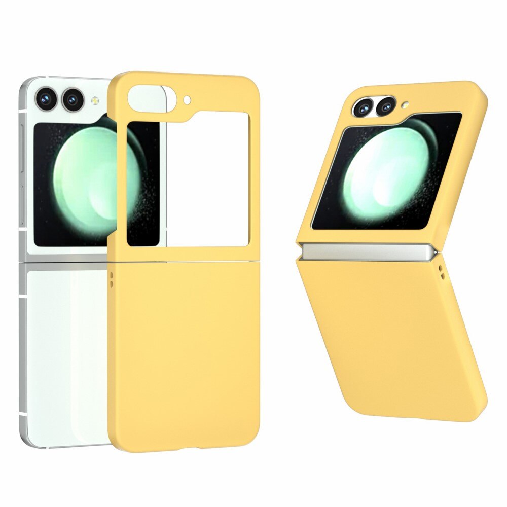 Cover dura gommata Samsung Galaxy Z Flip 6 giallo