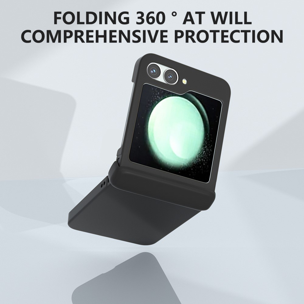 Cover dura gommata Hinge Protection Samsung Galaxy Z Flip 6 nero