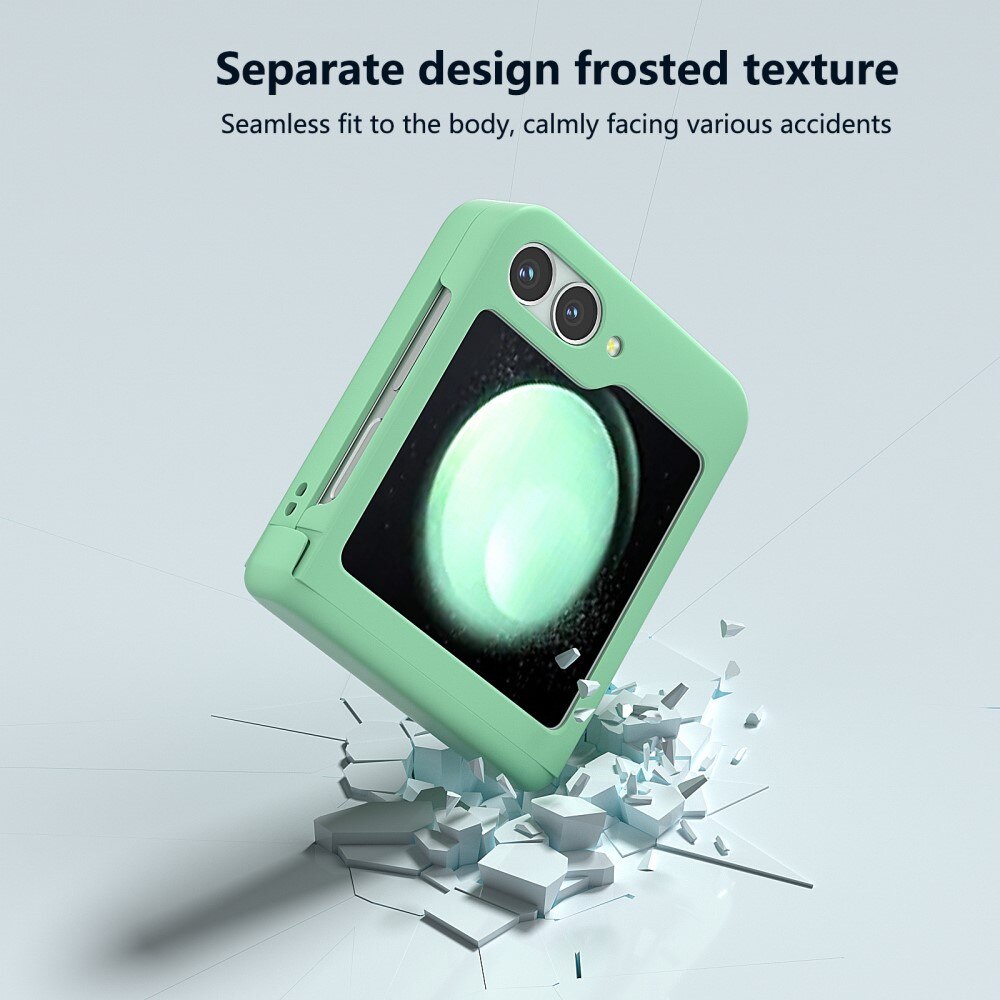 Cover dura gommata Hinge Protection Samsung Galaxy Z Flip 6 verde