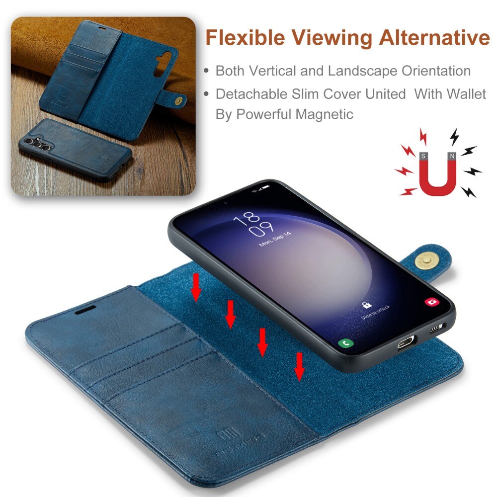 Cover portafoglio Magnet Wallet Samsung Galaxy A55 Blue